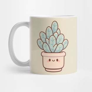 Cute Kawaii Cactus Succulent Houseplant | Kawaii Plant Illustration Design | Kawaii Cute Plant Mug